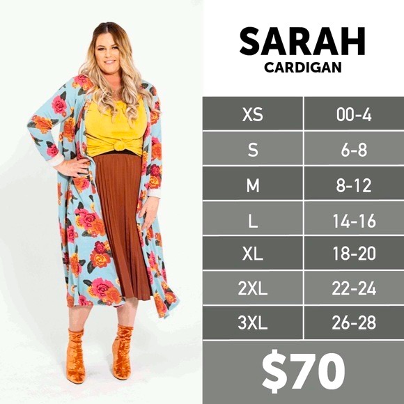 LuLaRoe Sarah Cardigan dusty mauve color size medium - Picture 2 of 5